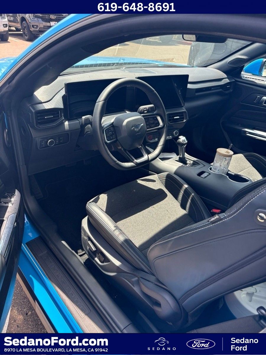 Grabber Blue Metallic 2025 Ford Mustang Coupe Rear-Wheel Drive Automatic