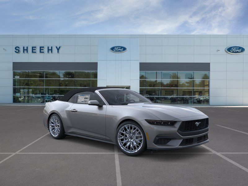Gray 2026 Ford Mustang Convertible Rear-Wheel Drive Automatic