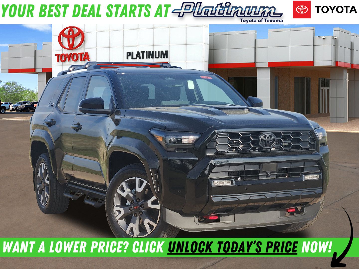 Black 2026 Toyota 4Runner TRD Sport Premium 4WD SUV / Crossover Four-Wheel Drive 8-Speed Automatic