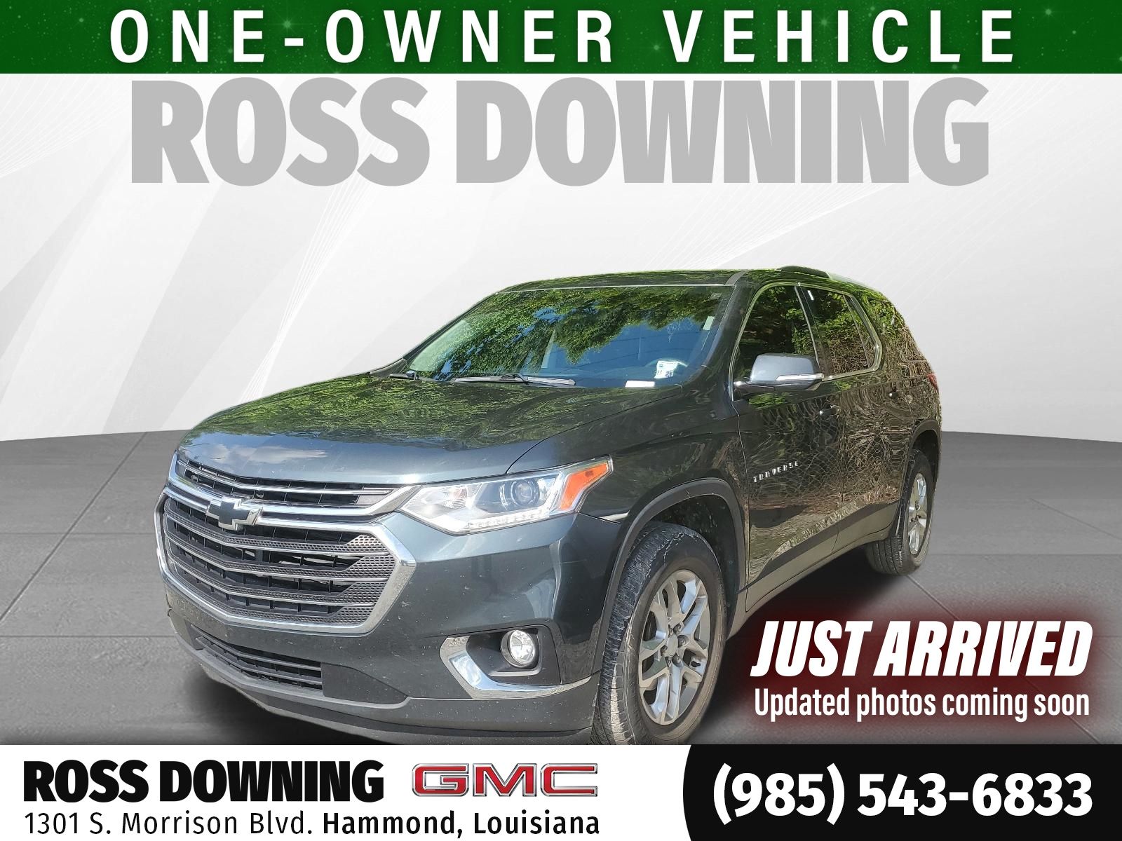 Gray (Graphite Metallic) 2018 Chevrolet Traverse LT Cloth FWD SUV / Crossover Front-Wheel Drive 9-Speed Automatic