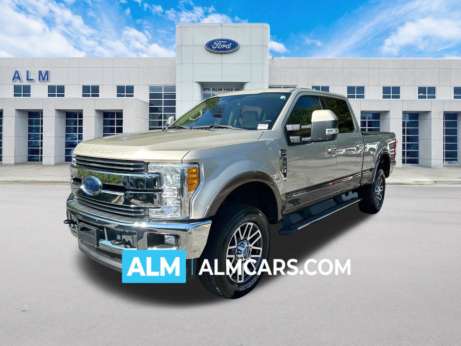 Silver 2017 Ford F-250 Super Duty Pickup Truck Four-Wheel Drive 6-Speed Automatic