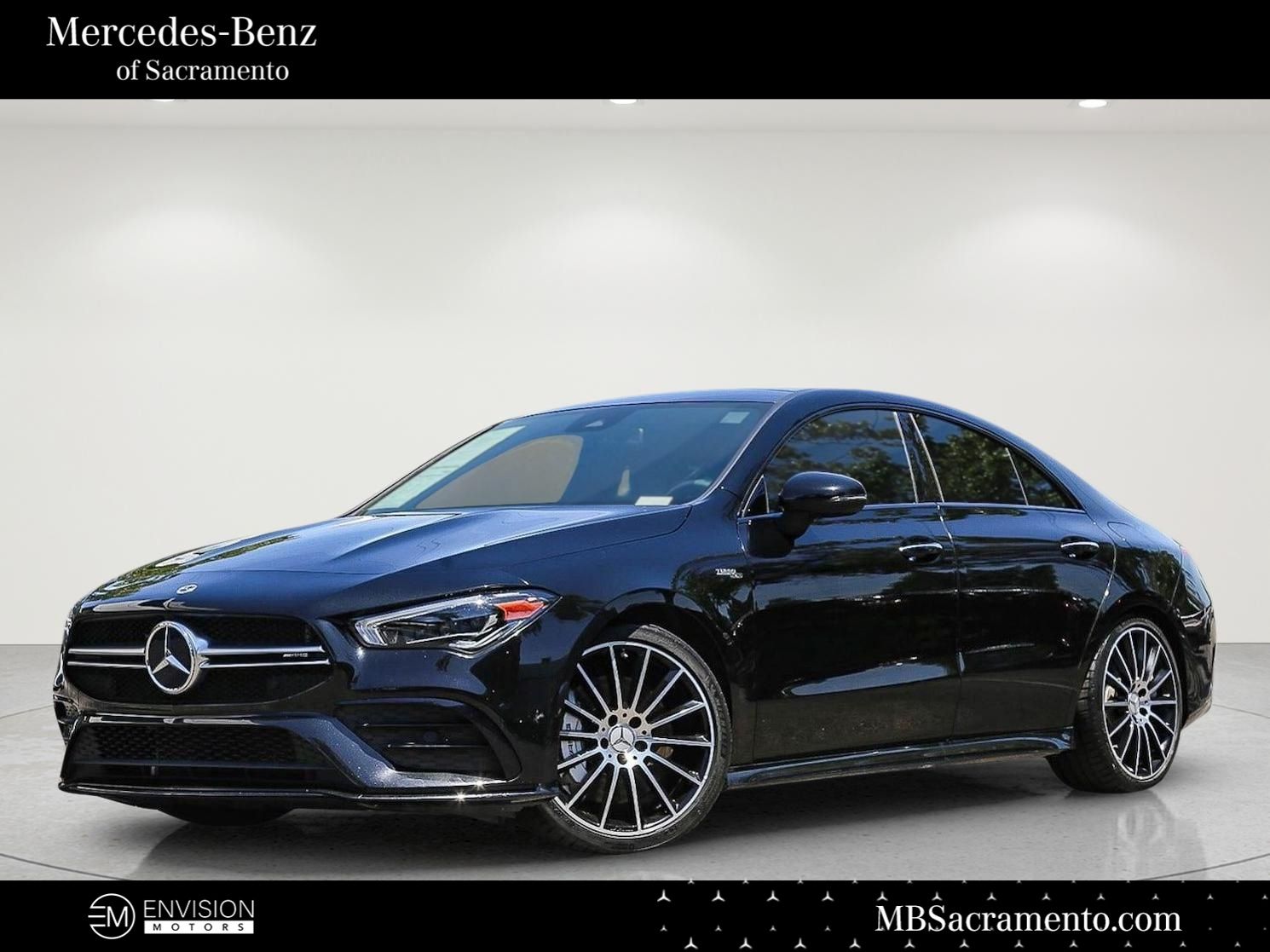 Cosmos Black Metallic 2023 Mercedes-Benz CLA Coupe All-Wheel Drive 7-Speed Automatic