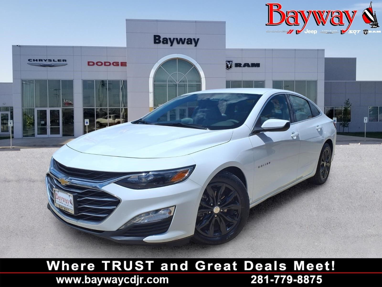 2022 Chevrolet Malibu LT White at Monument Chevrolet