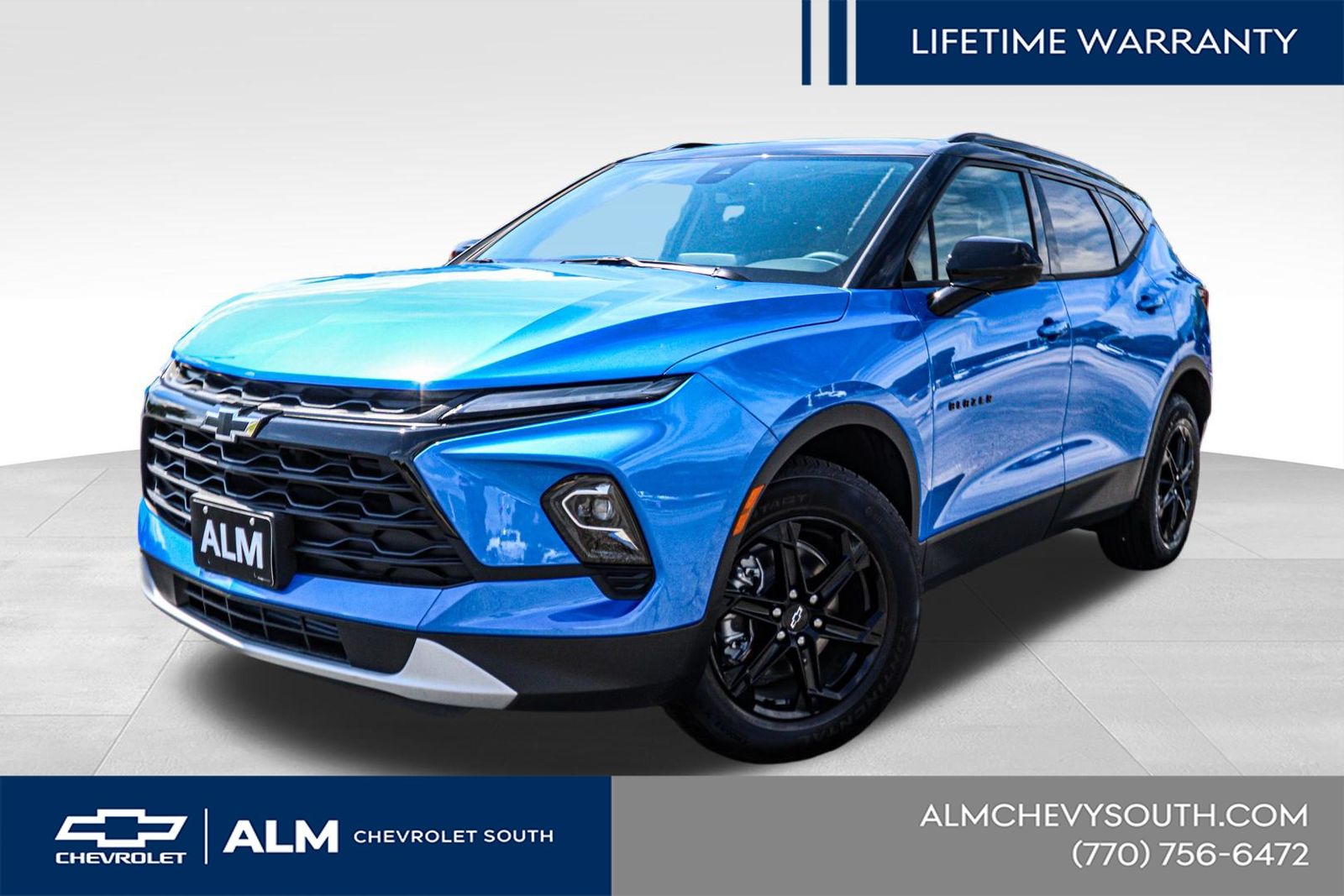 Riptide Blue Metallic 2025 Chevrolet Blazer 2LT AWD SUV / Crossover All-Wheel Drive 9-Speed Automatic Overdrive