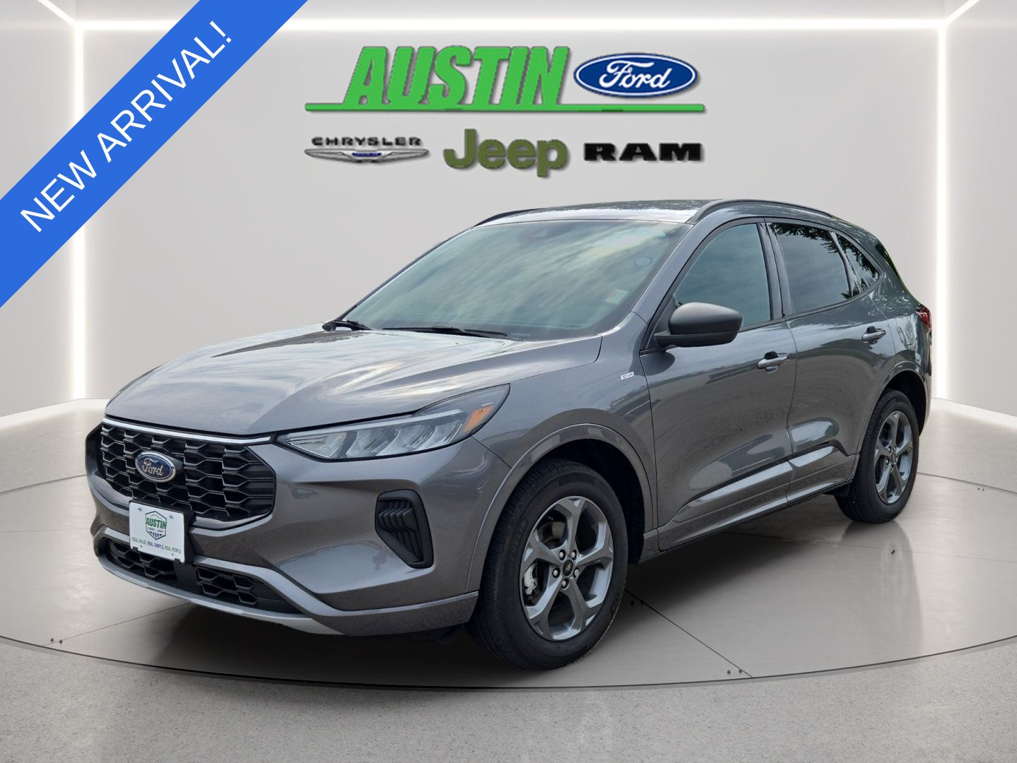 Gray Metallic 2024 Ford Escape SUV / Crossover All-Wheel Drive 8-Speed Automatic