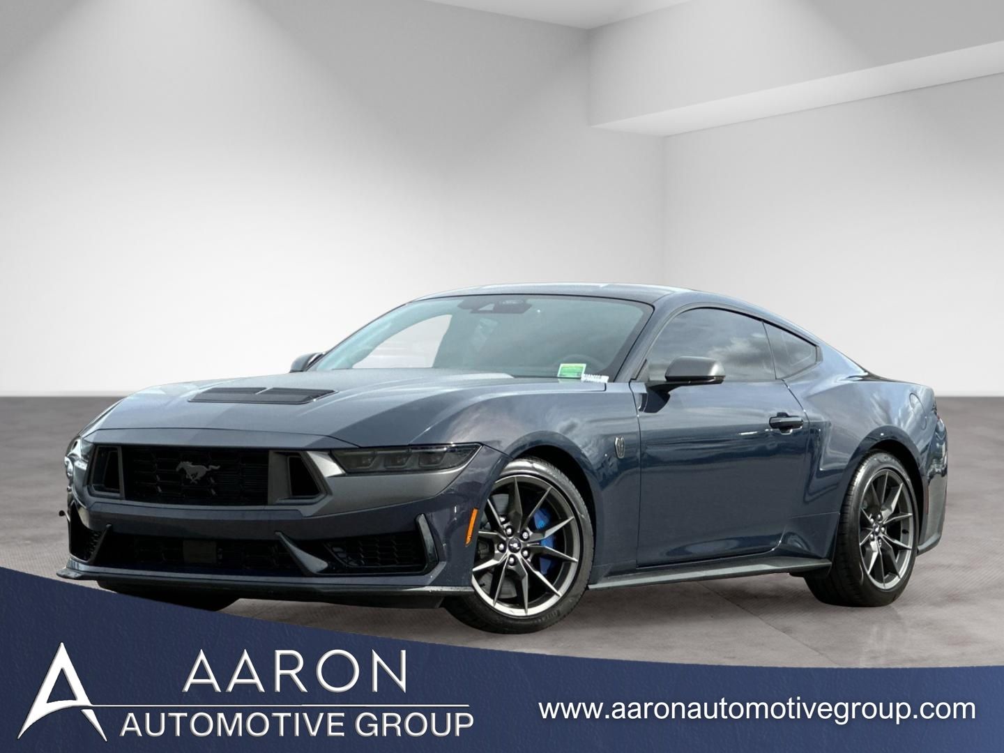 Blue 2025 Ford Mustang Coupe Rear-Wheel Drive 6-Speed Manual