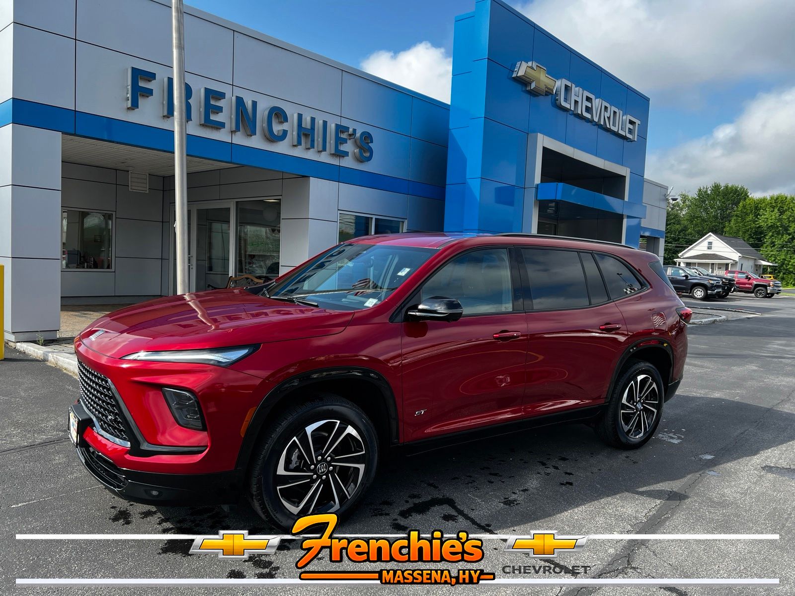 Cherry Red 2025 Buick Enclave SUV / Crossover Four-Wheel Drive 8-Speed Automatic