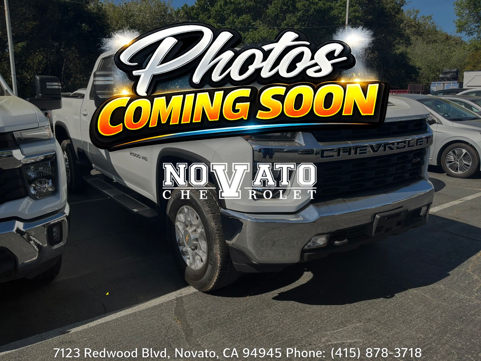 Summit White 2023 Chevrolet Silverado 2500HD LT Crew Cab 4WD Pickup Truck Four-Wheel Drive Automatic