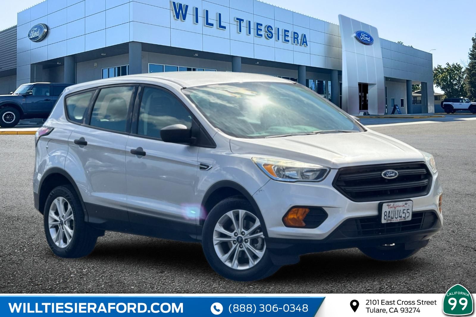 Ingot Silver 2017 Ford Escape S FWD SUV / Crossover Front-Wheel Drive 6-Speed Automatic