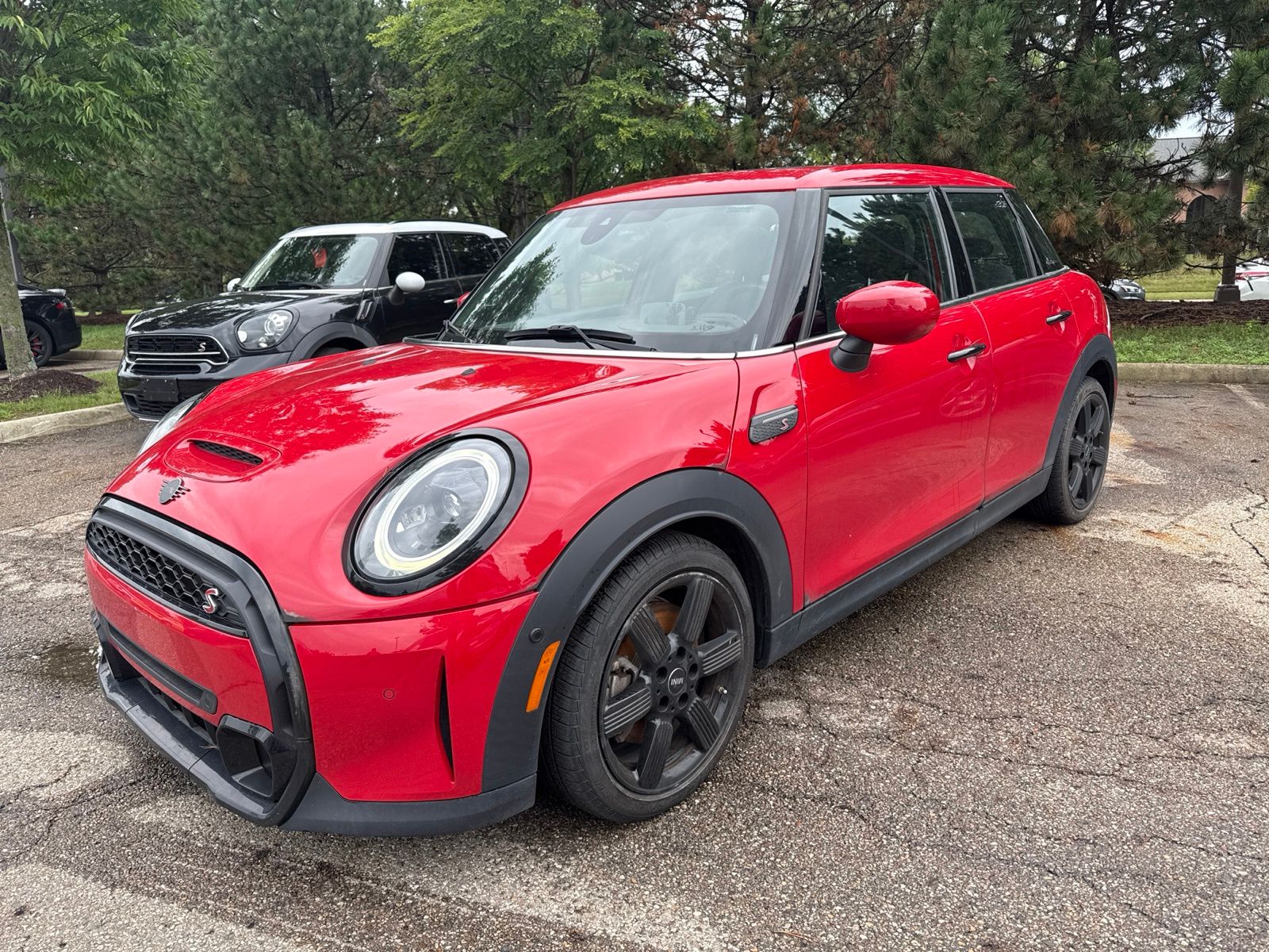 Chili Red 2024 MINI Cooper Hatchback 7-Speed Automatic