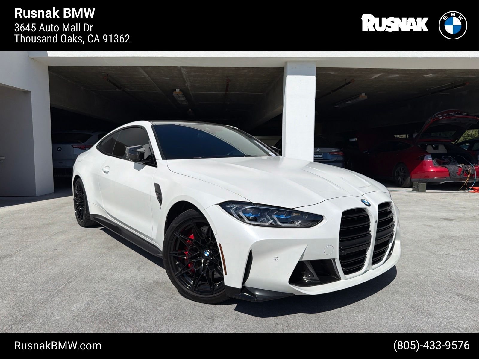 Frozen Brilliant White Metallic 2022 BMW M4 Coupe Rear-Wheel Drive 8-Speed Automatic