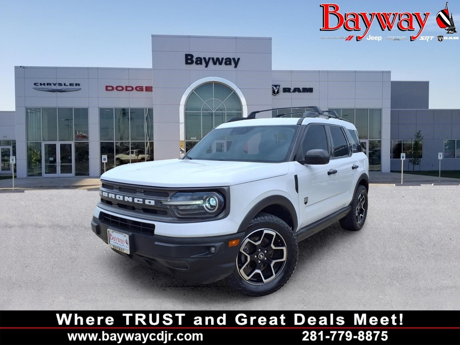 2021 Ford Bronco Sport Big Bend White at Community Toyota