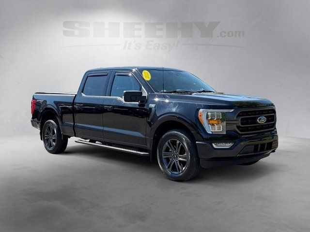 Certified Used 2022 Agate Black Metallic Ford XLT image 2