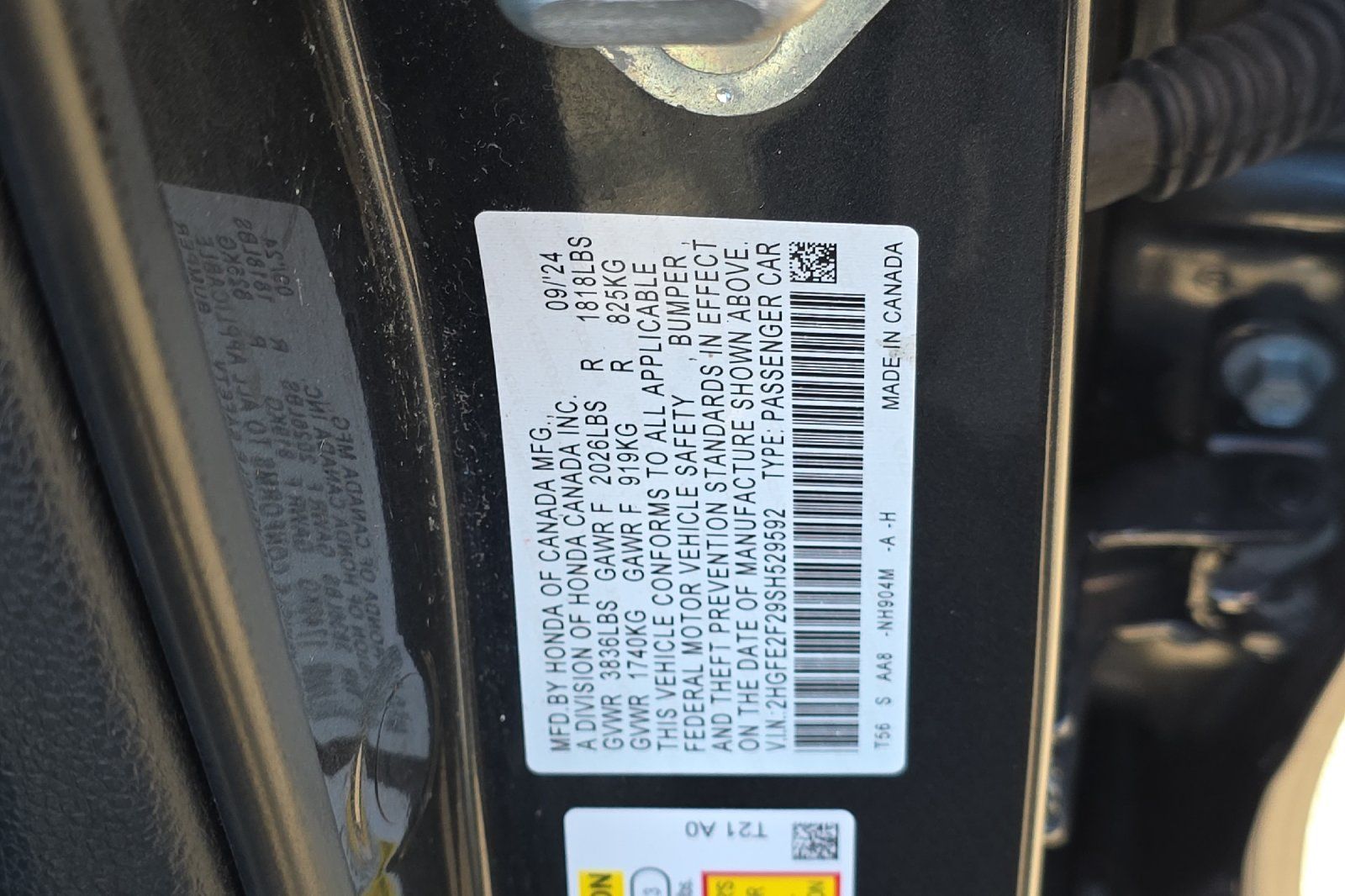 Used 2025 Black Honda LX image 24