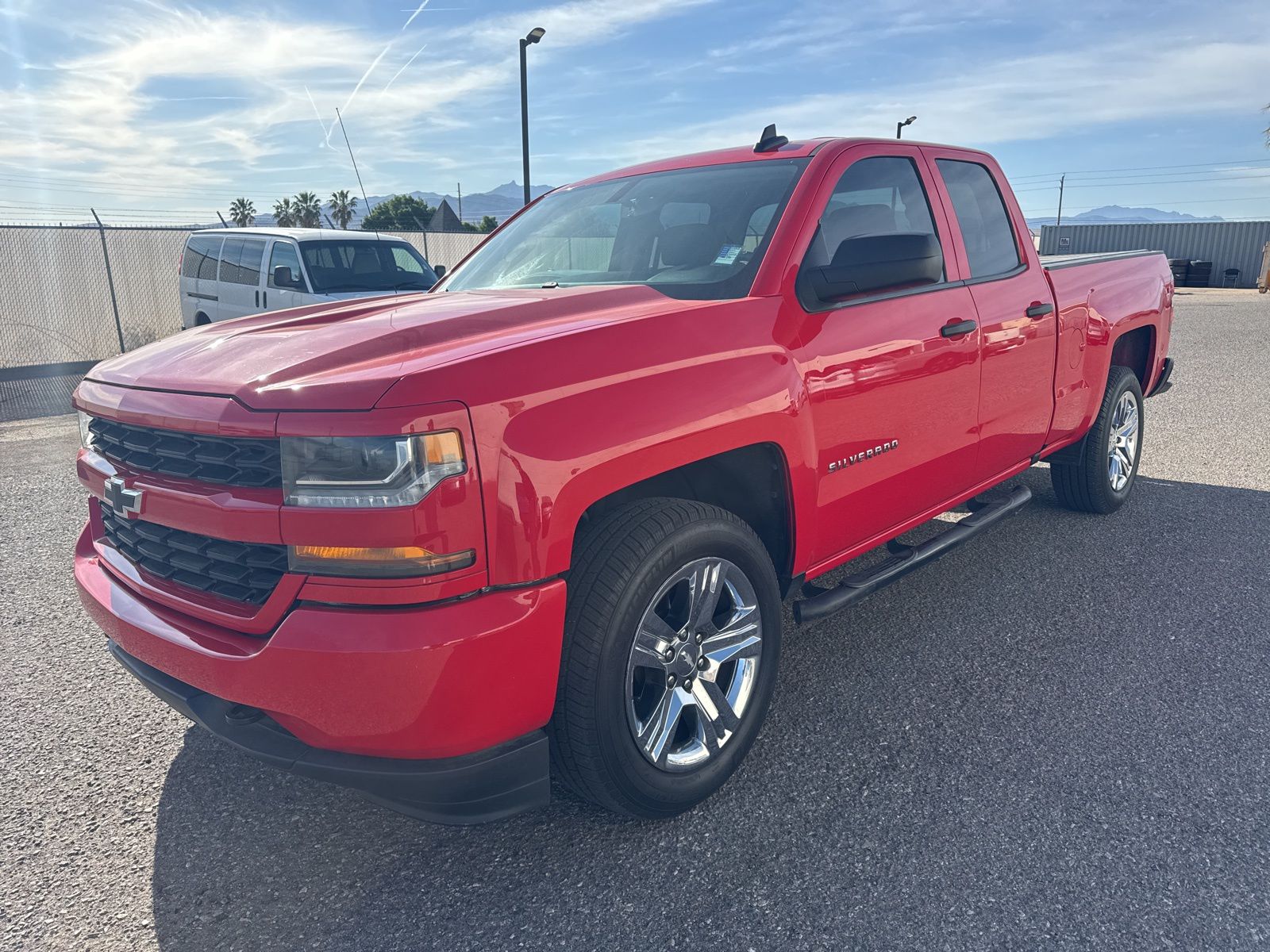Red Hot 2017 Chevrolet Silverado 1500 Custom Double Cab RWD Pickup Truck 4X2 6-Speed Automatic Overdrive