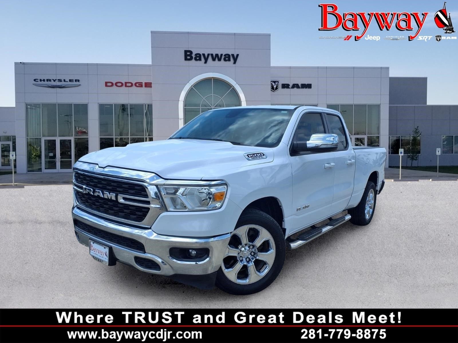 2022 Ram 1500 Big Horn/Lone Star White at Bayway Chrysler Dodge Jeep Ram