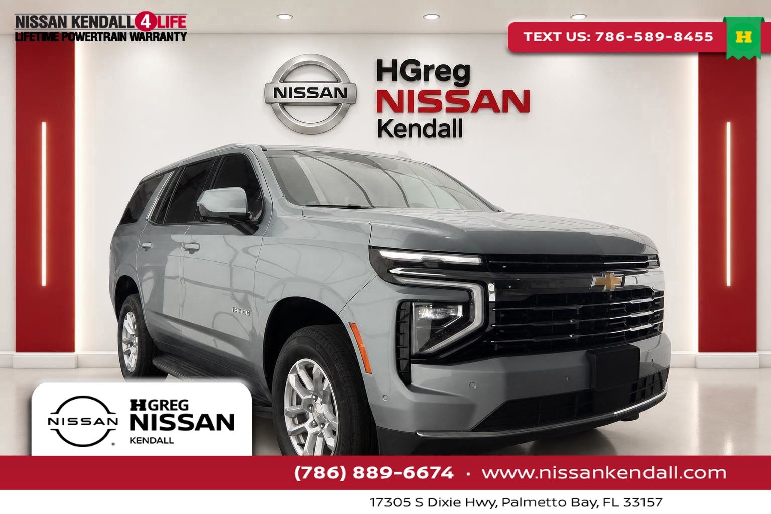 Sterling Gray Metallic 2025 Chevrolet Tahoe SUV / Crossover Four-Wheel Drive 