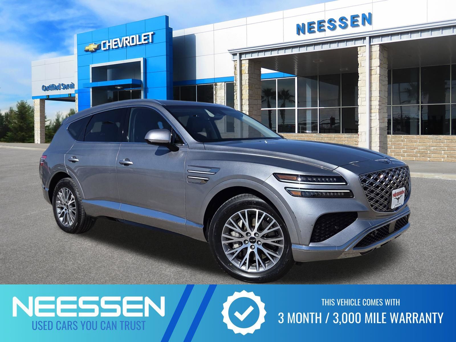 Silver 2025 Genesis GV80 2.5T Standard AWD SUV / Crossover All-Wheel Drive 8-Speed Automatic