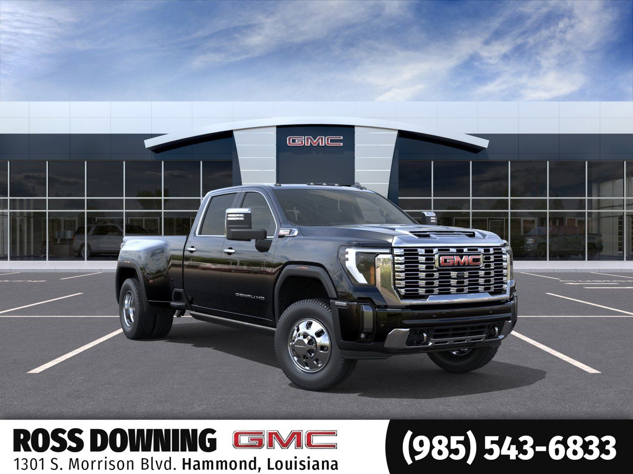 2026 GMC Sierra 3500HD Denali Black at Ross Downing Buick GMC