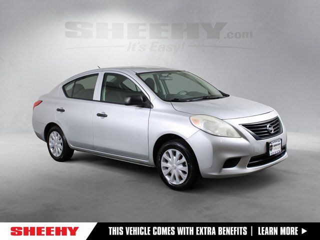 Brilliant Silver 2014 Nissan Versa 1.6 S Sedan Front-Wheel Drive 5-Speed Manual