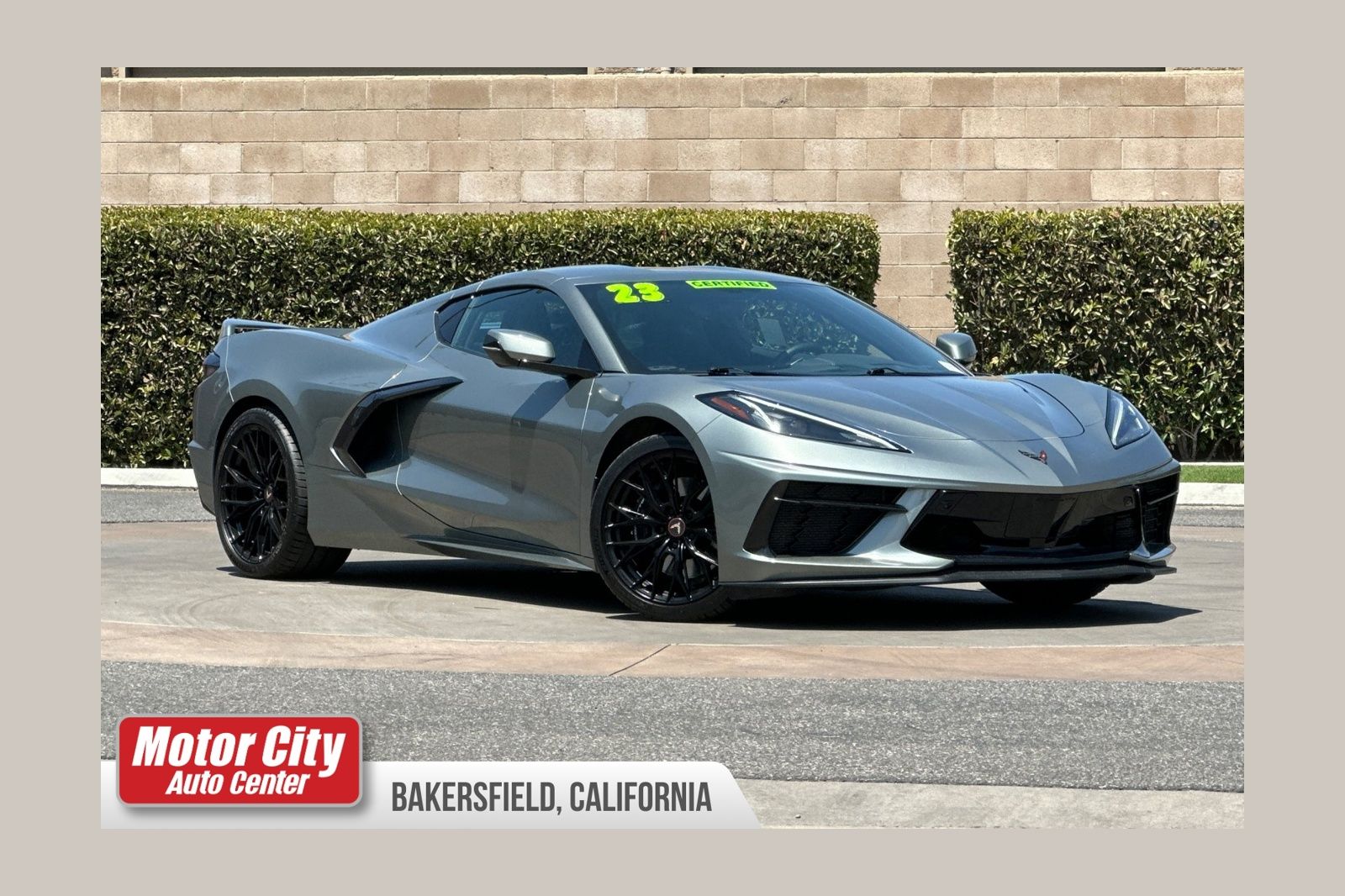 Gray Metallic 2023 Chevrolet Corvette Coupe Rear-Wheel Drive 8-Speed Dual Clutch