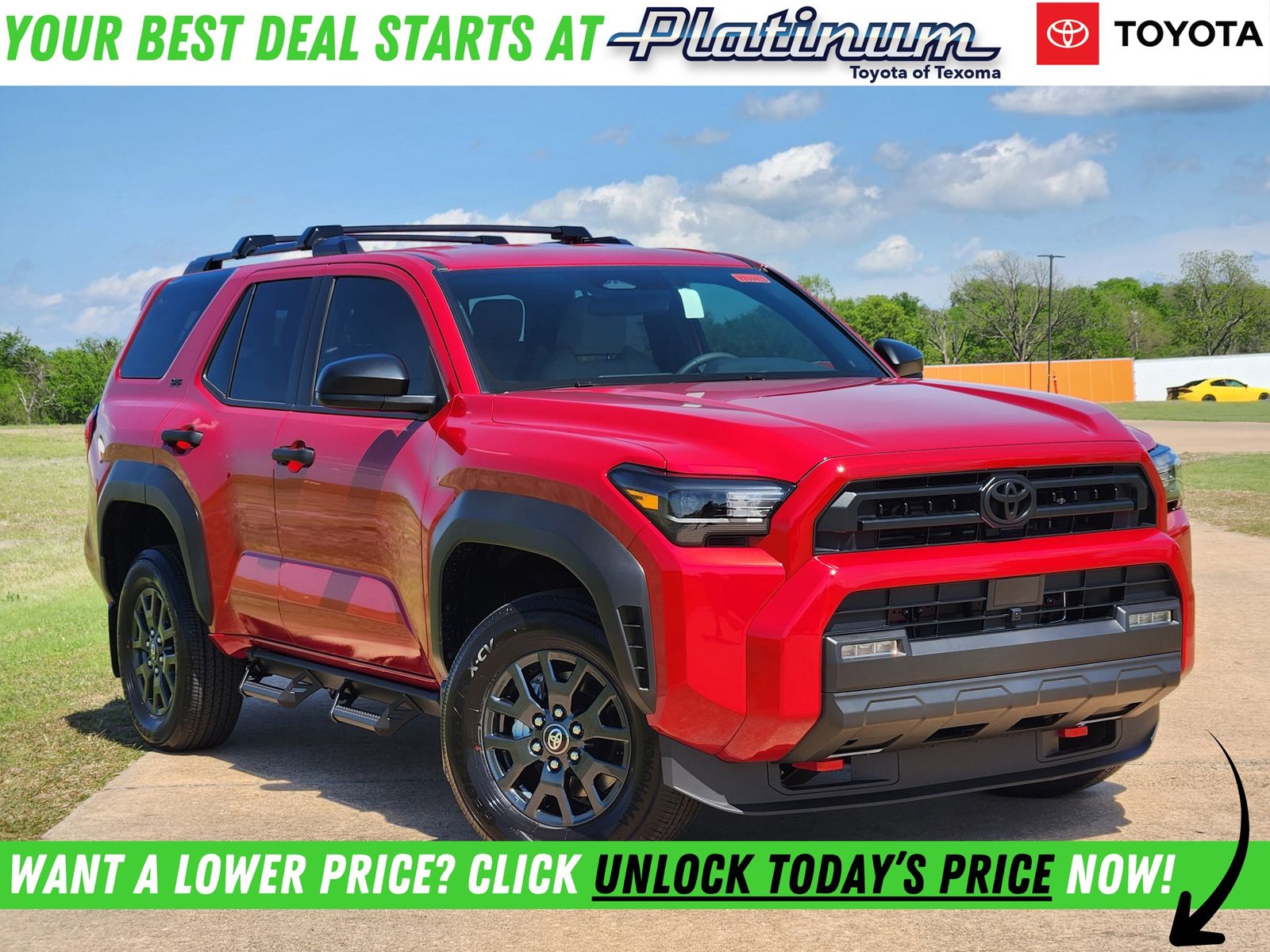 Supersonic Red 2026 Toyota 4Runner SR5 4WD SUV / Crossover Four-Wheel Drive 8-Speed Automatic