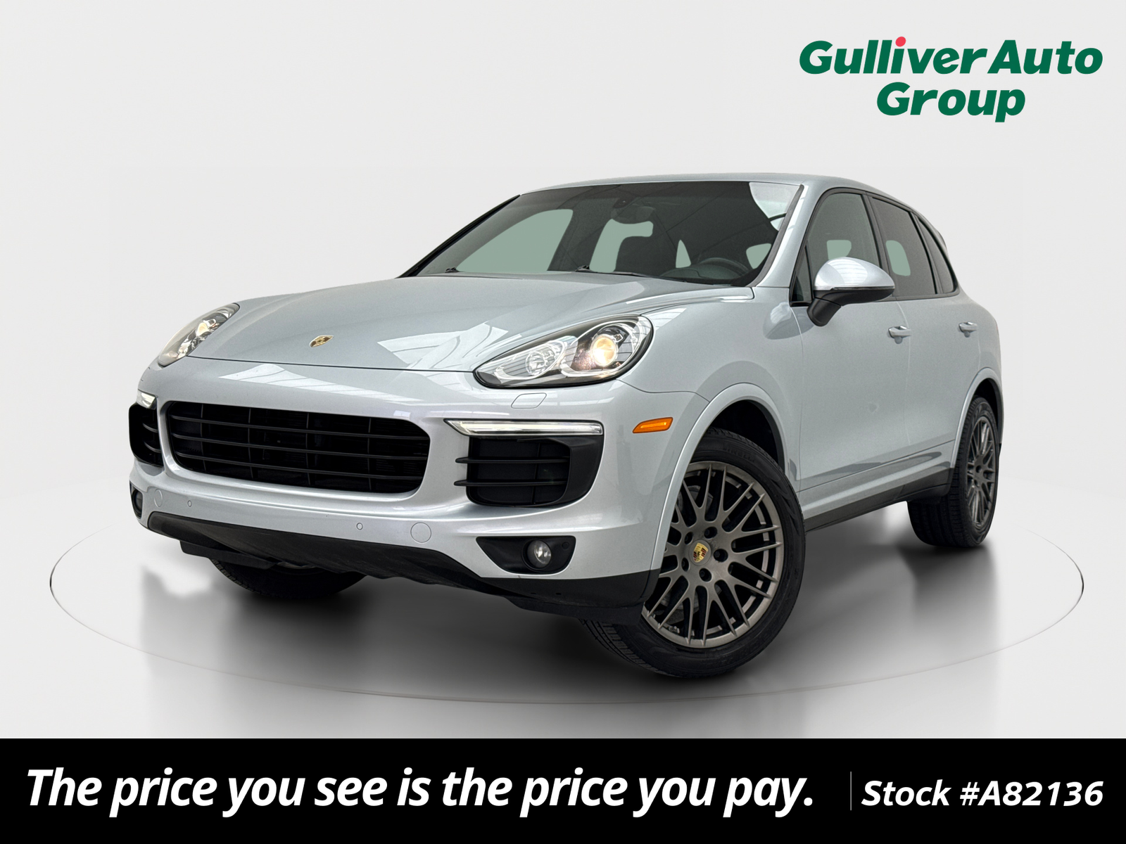 Rhodium Silver Metallic 2017 Porsche Cayenne AWD SUV / Crossover All-Wheel Drive Automatic