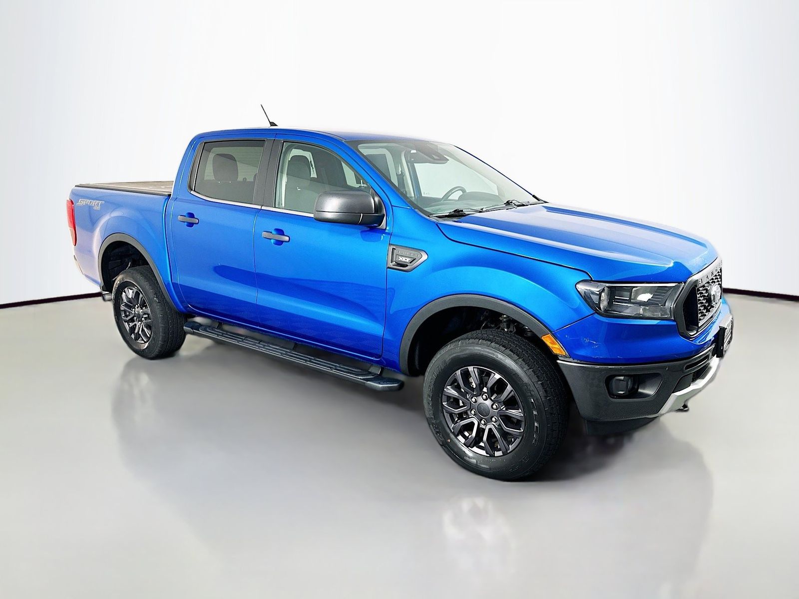 Velocity Blue Metallic 2021 Ford Ranger Pickup Truck Four-Wheel Drive Automatic
