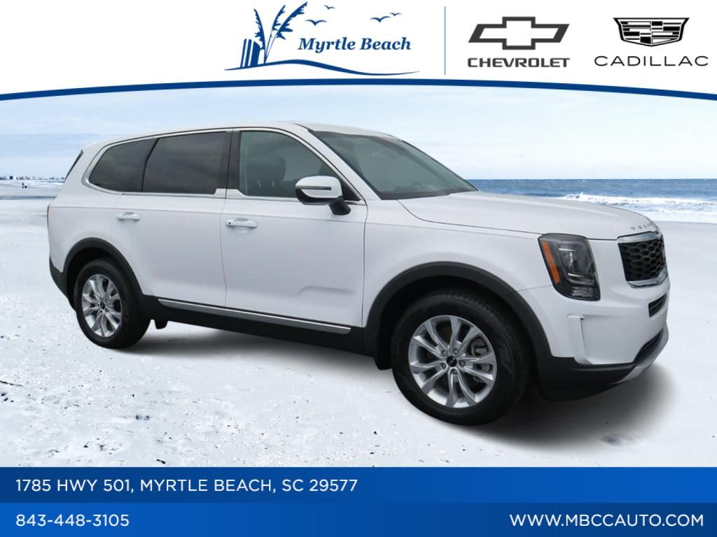 Glacial White Pearl 2022 Kia Telluride SUV / Crossover Front-Wheel Drive 8-Speed Automatic