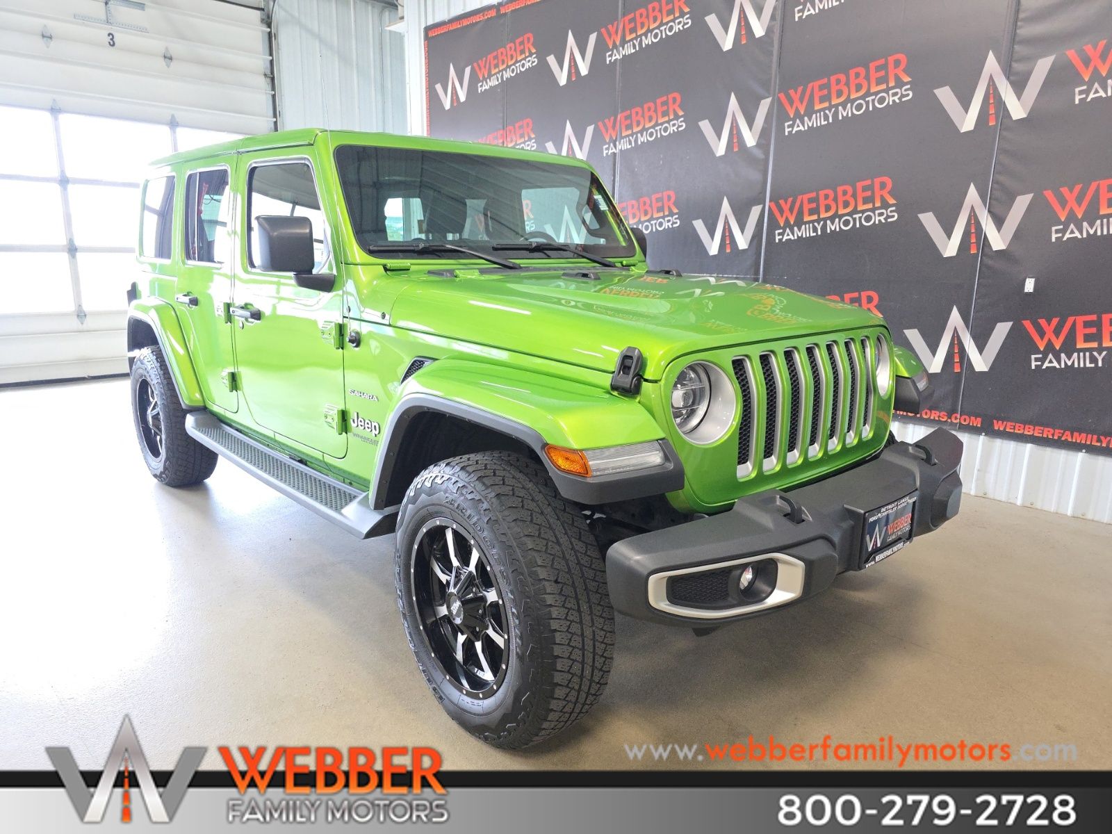 Mojito! Clearcoat 2018 Jeep Wrangler Unlimited Sahara 4WD SUV / Crossover Four-Wheel Drive 8-Speed Automatic