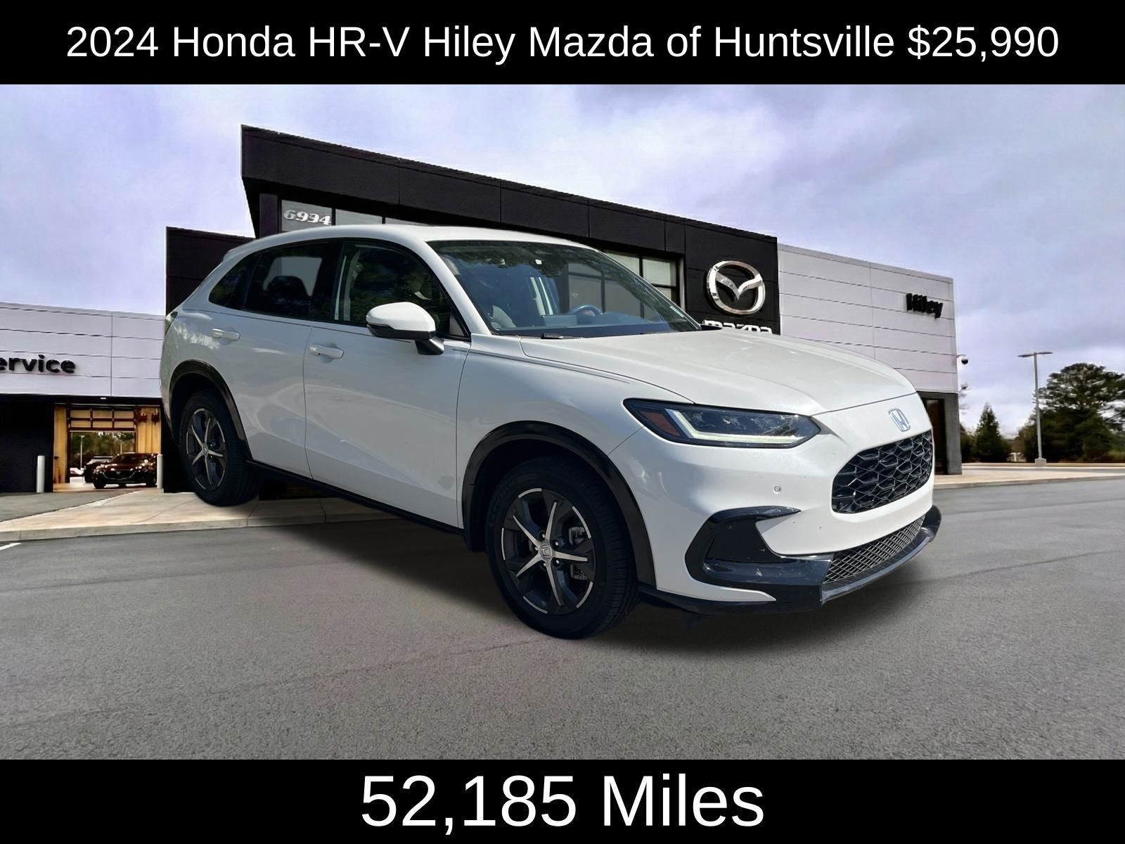 White 2024 Honda HR-V SUV / Crossover Front-Wheel Drive Continuously Variable Transmission