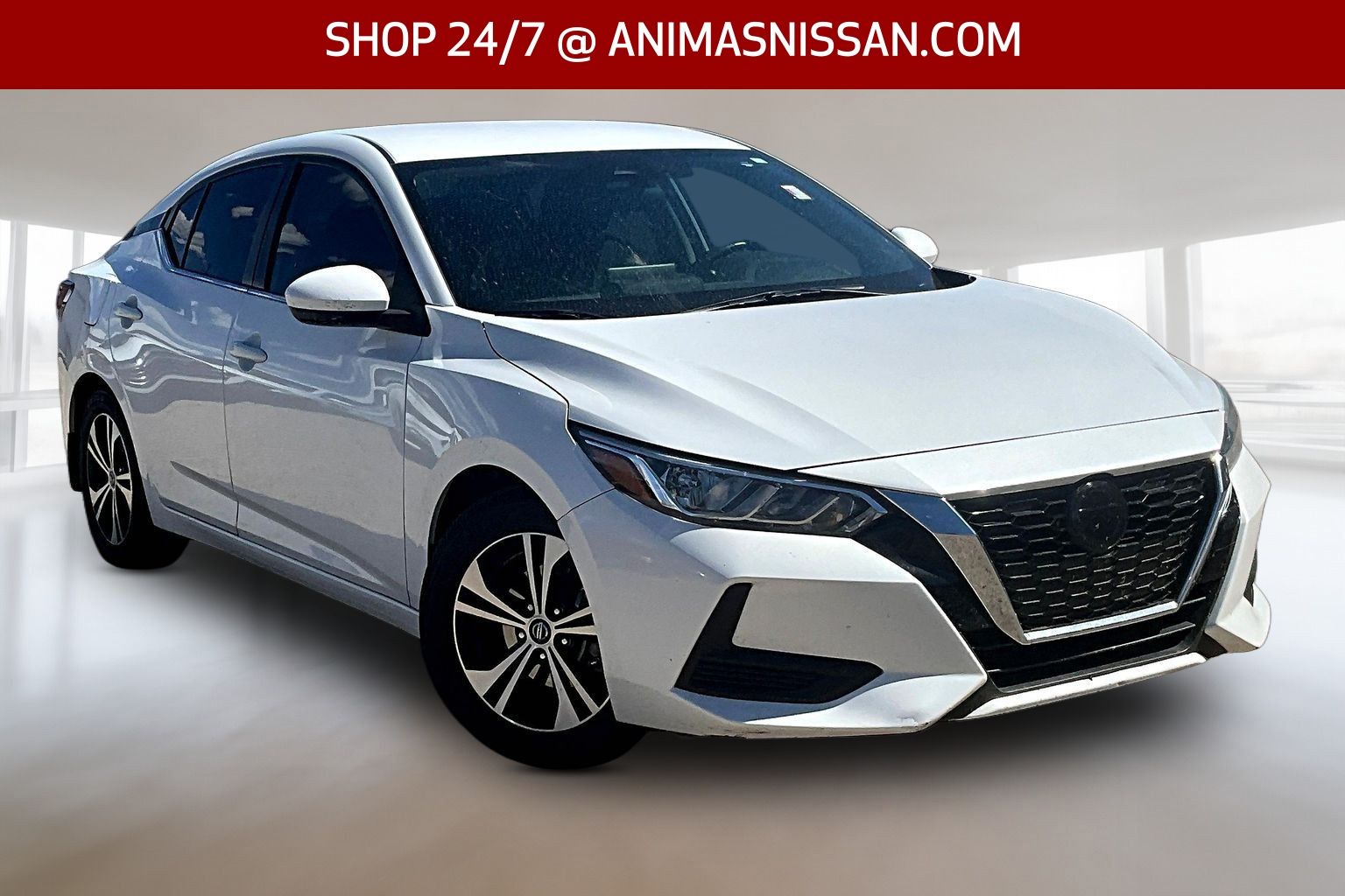 Aspen White TriCoat Pearl 2022 Nissan Sentra SV FWD Sedan Front-Wheel Drive Continuously Variable Transmission