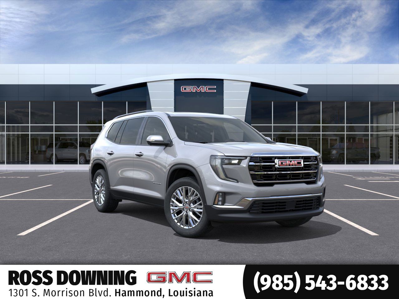 Sterling Metallic 2026 GMC Acadia Elevation FWD SUV / Crossover Front-Wheel Drive 8-Speed Automatic