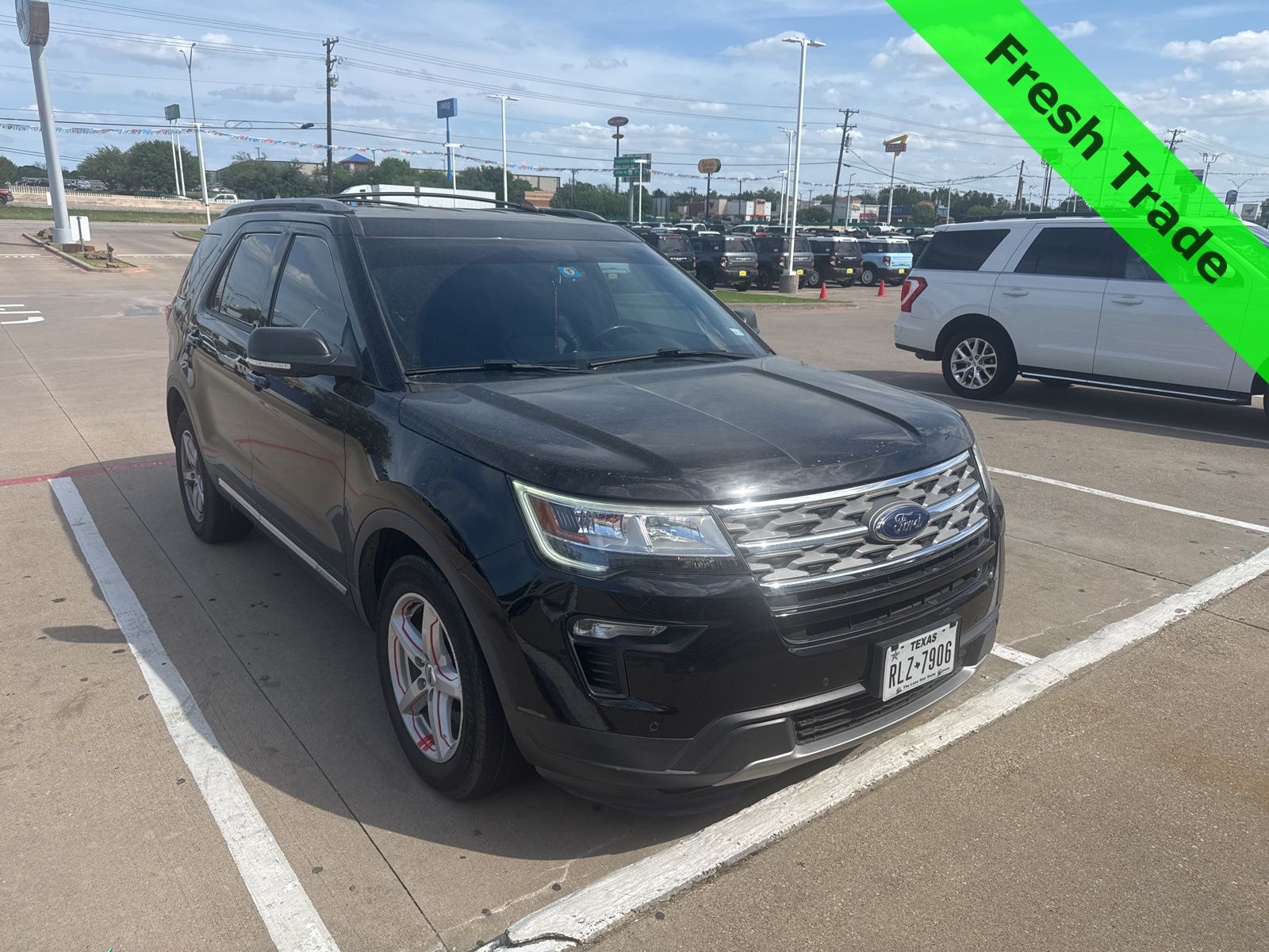 Black Metallic 2019 Ford Explorer XLT SUV / Crossover Front-Wheel Drive 6-Speed Automatic