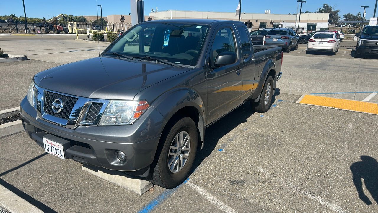 Gray (Gun Metallic) 2019 Nissan Frontier Pickup Truck 4X2 5-Speed Automatic Overdrive
