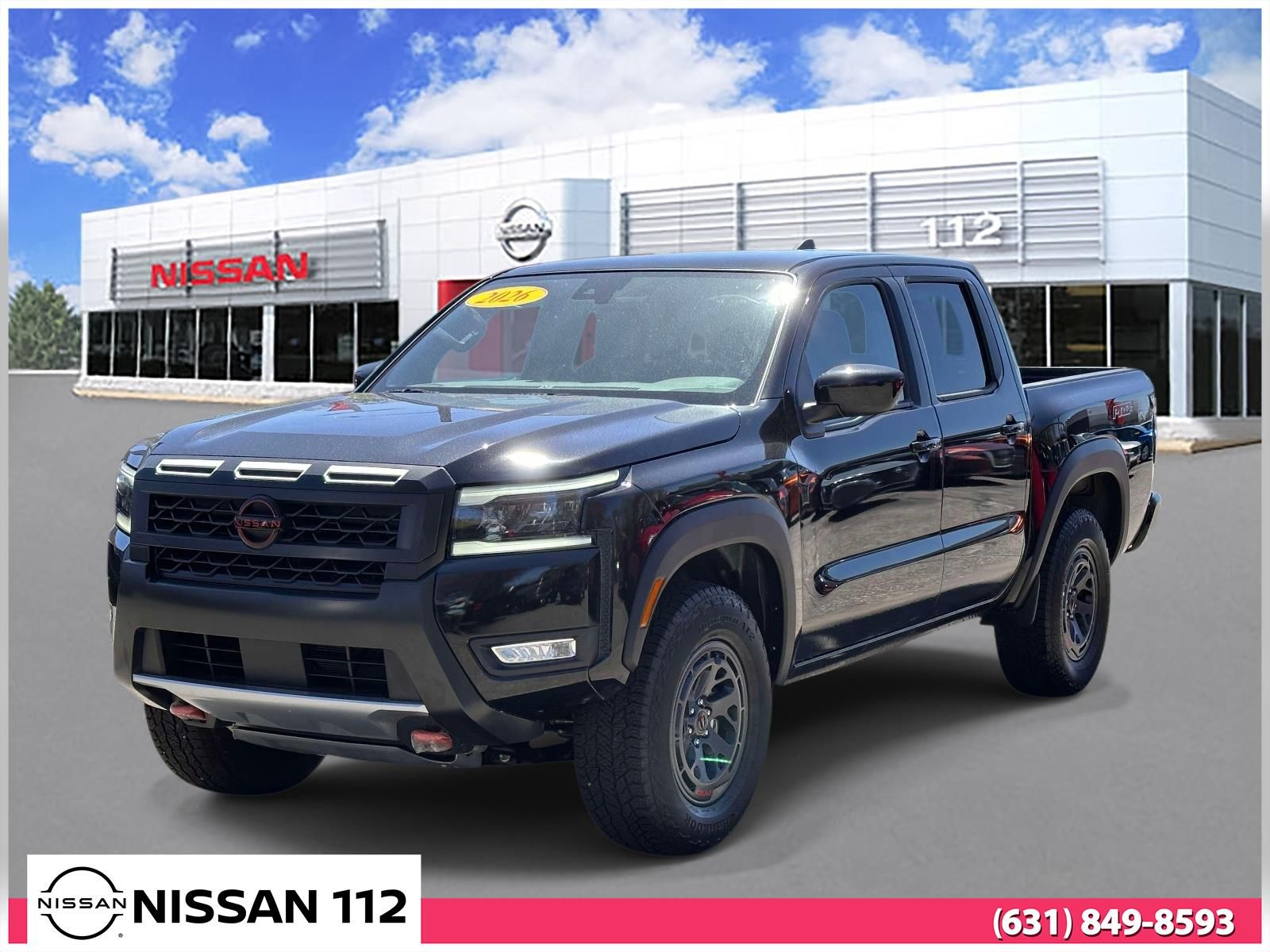 Super Black 2026 Nissan Frontier PRO-4X Crew Cab 4WD Pickup Truck Four-Wheel Drive 9-Speed Automatic Overdrive