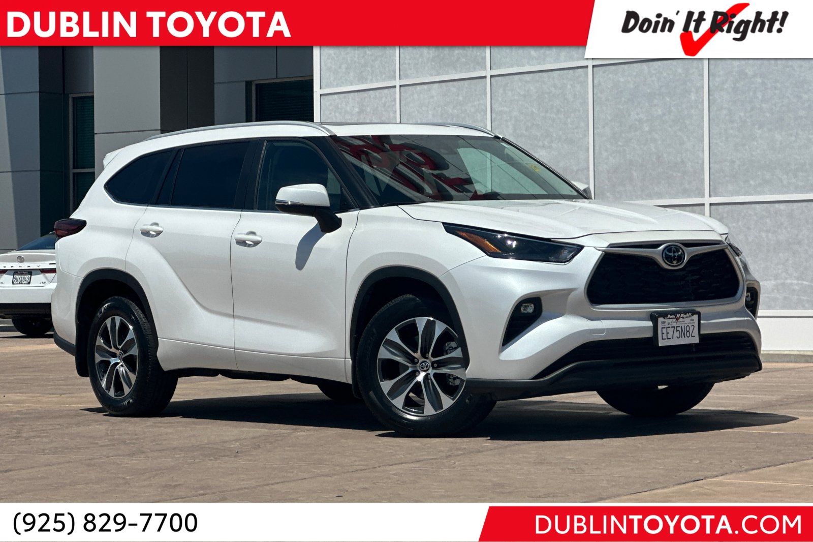 Pearl 2025 Toyota Highlander SUV / Crossover All-Wheel Drive 8-Speed Automatic