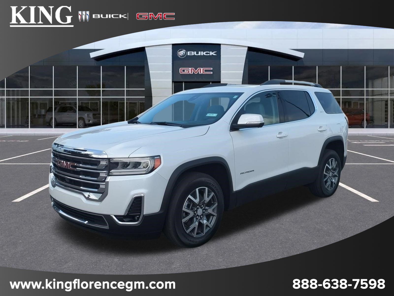 White Frost 2023 GMC Acadia SUV / Crossover Front-Wheel Drive 9-Speed Automatic