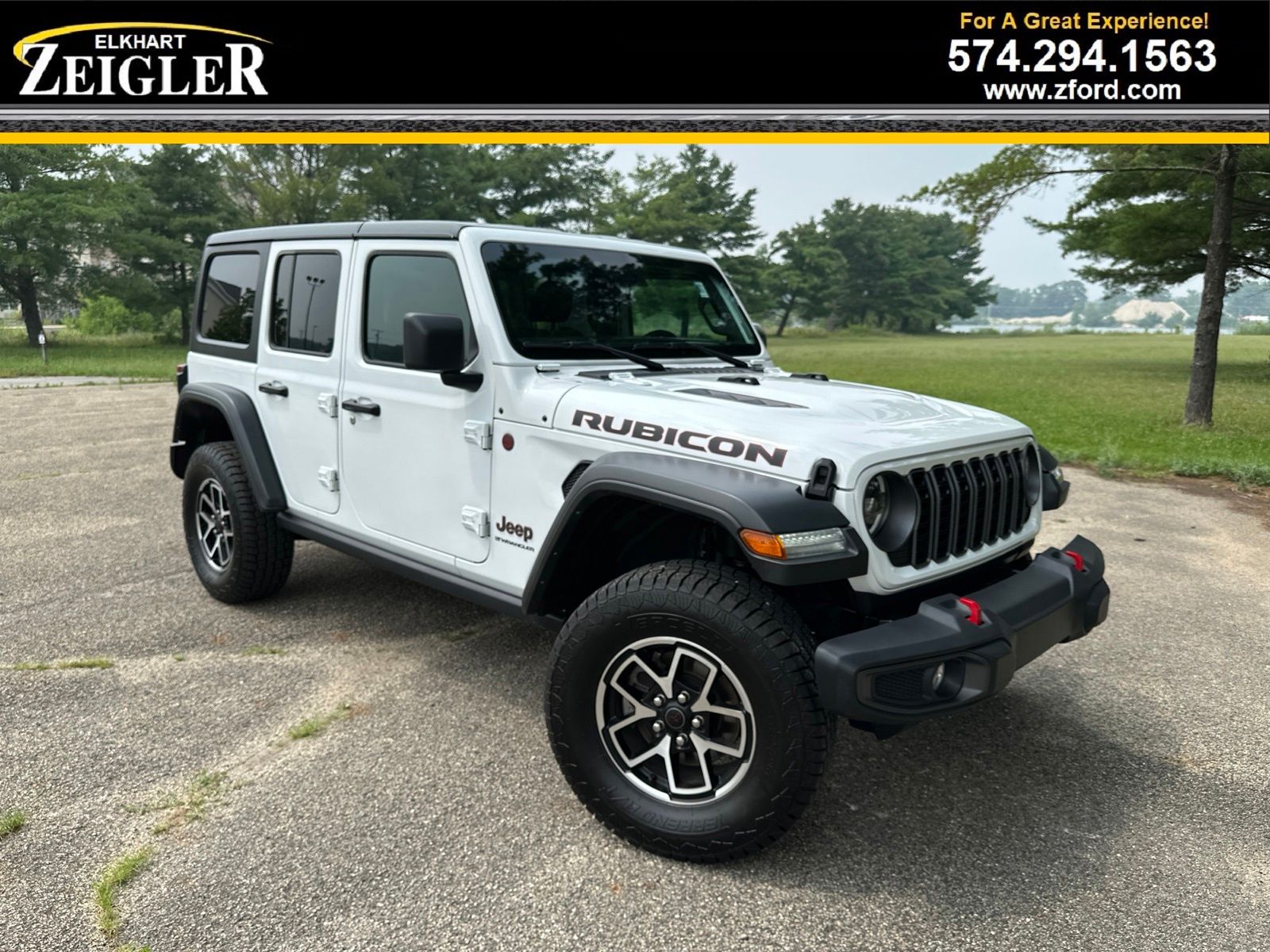 Bright White Clearcoat 2024 Jeep Wrangler SUV / Crossover Four-Wheel Drive 8-Speed Automatic