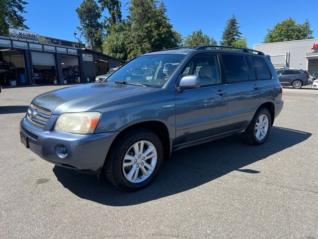 Blue 2006 Toyota Highlander Hybrid SUV / Crossover  Continuously Variable Transmission