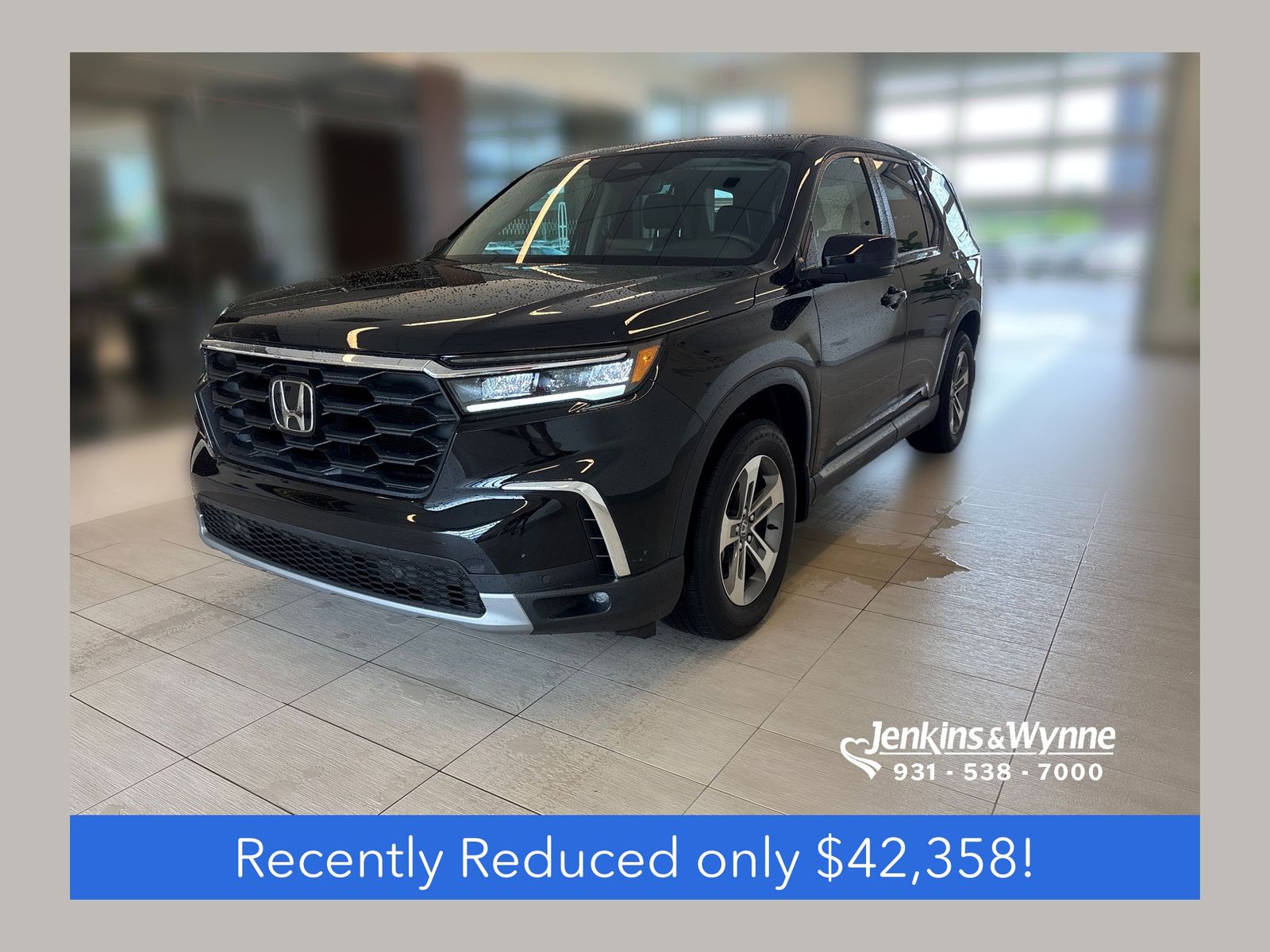 Crystal Black Pearl 2025 Honda Pilot SUV / Crossover All-Wheel Drive Automatic