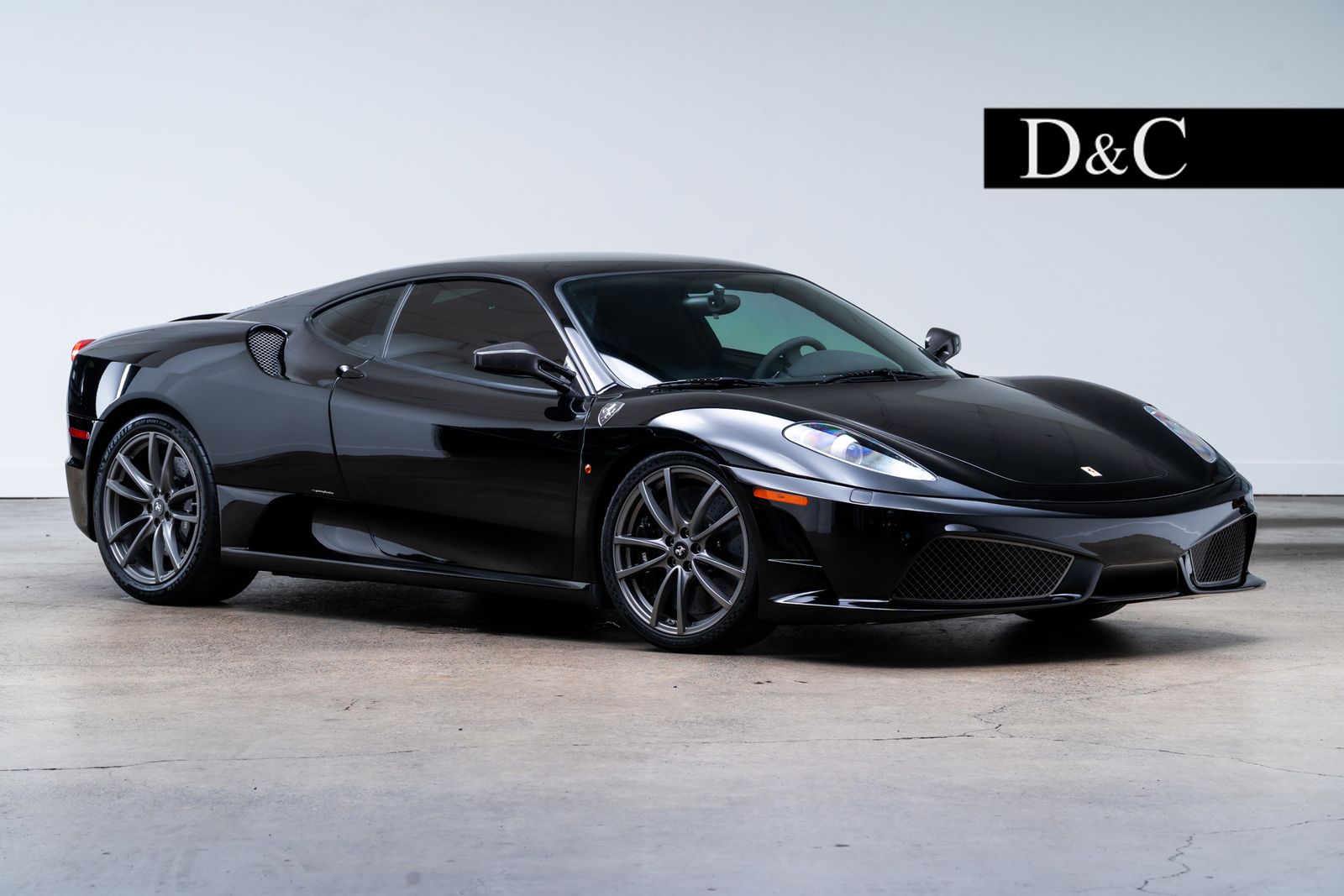 Black 2008 Ferrari 430 Scuderia Coupe Rear-Wheel Drive 6-Speed Manual