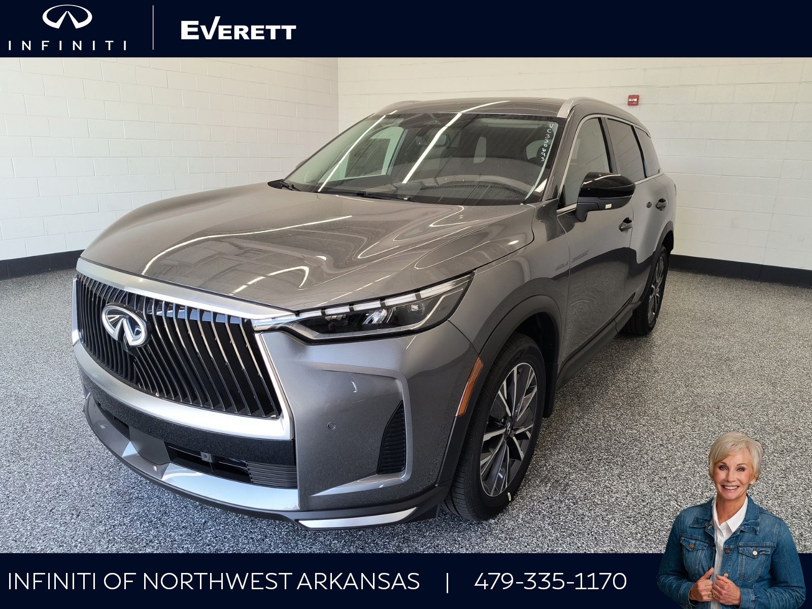 Gray (Graphite Shadow) 2027 INFINITI QX60 SUV / Crossover All-Wheel Drive 9-Speed Automatic