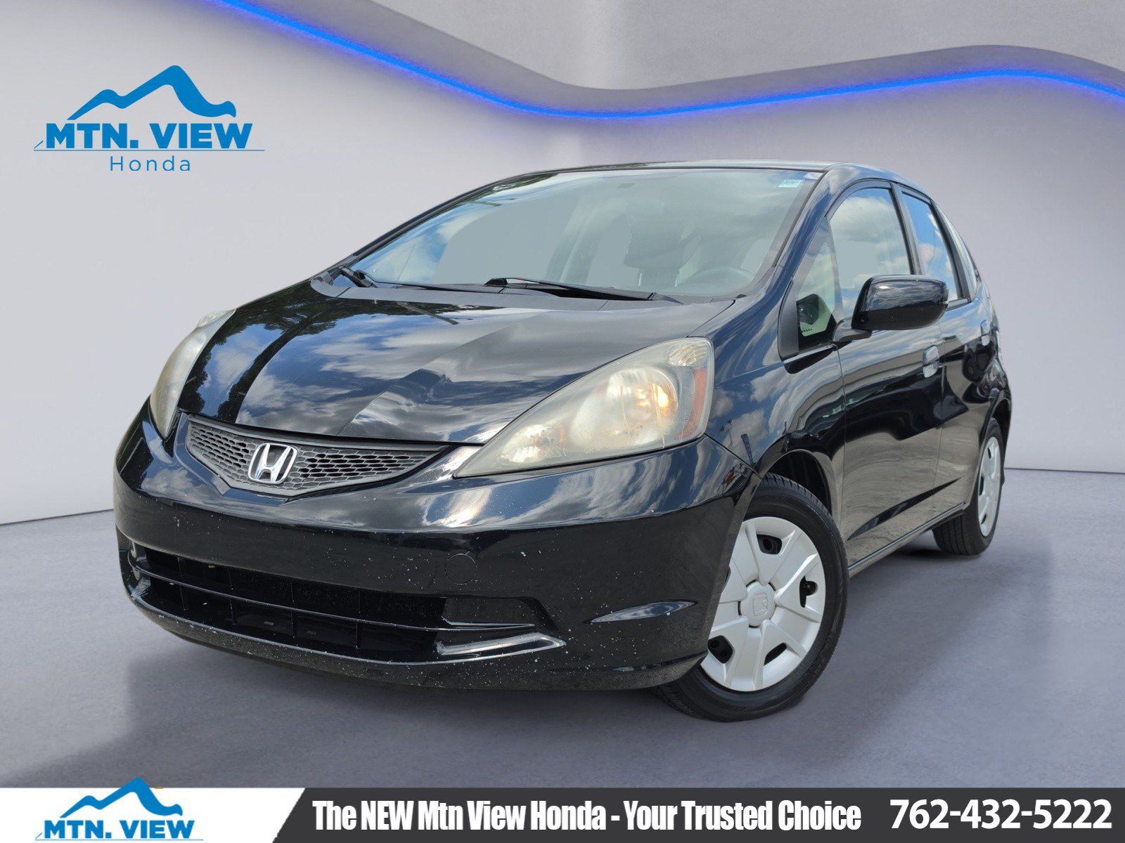 Black 2013 Honda Fit Hatchback Front-Wheel Drive 5-Speed Automatic