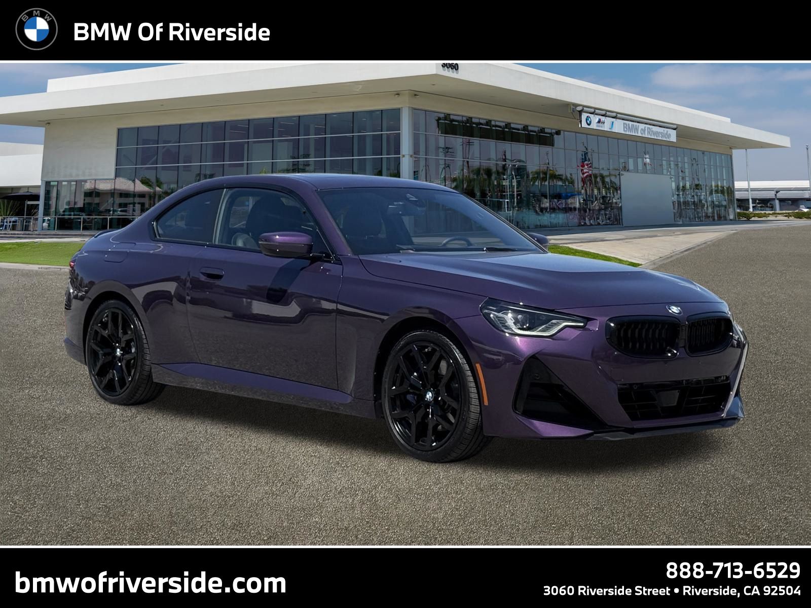 Thundernight Metallic 2026 BMW 2 Series Coupe All-Wheel Drive 8-Speed Automatic