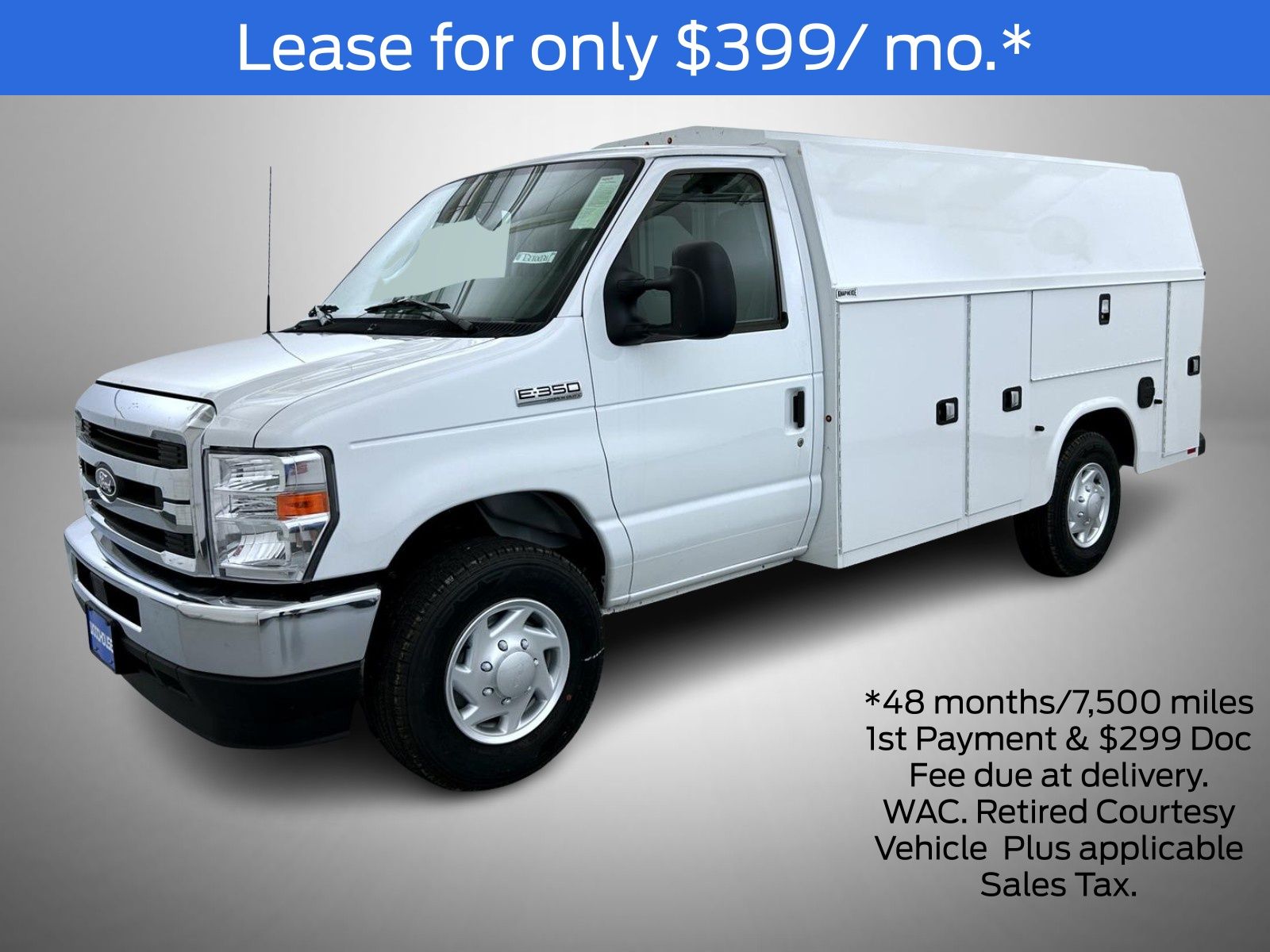 Oxford White 2027 Ford E-Series Chassis Pickup Truck Rear-Wheel Drive 6-Speed Automatic