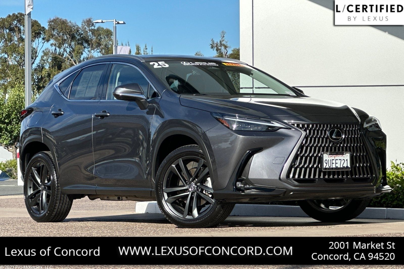 Cloudburst Gray 2025 Lexus NX Hybrid 450h+ Luxury AWD SUV / Crossover Continuously Variable Transmission