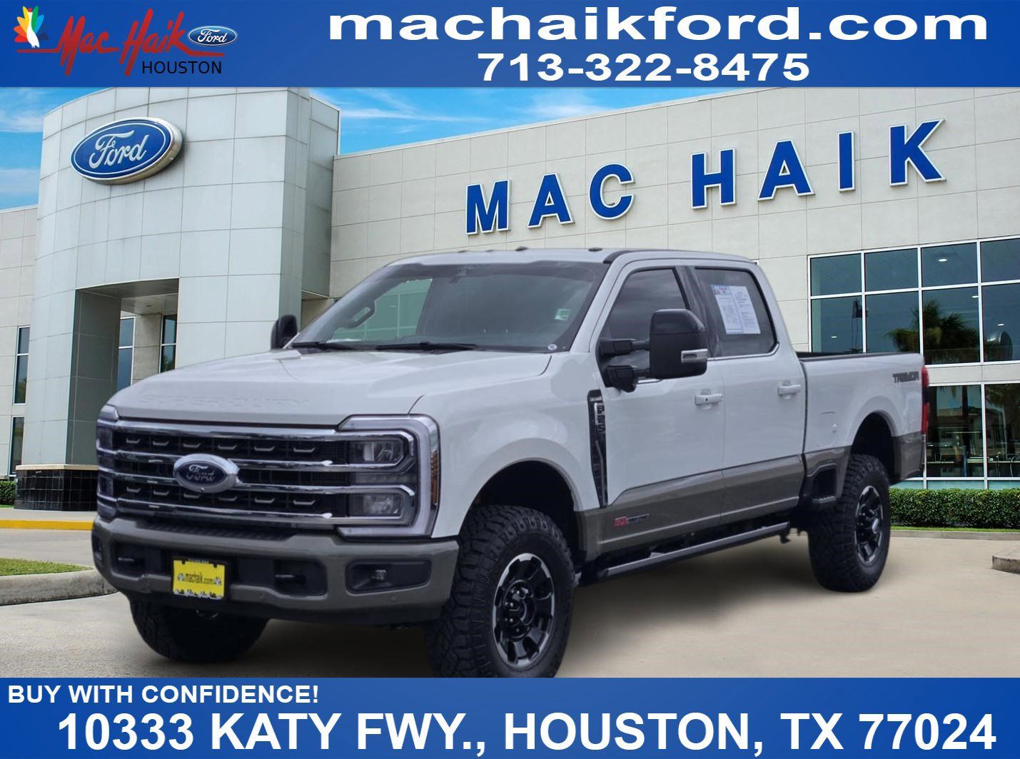 Star White Metallic Tri-Coat 2026 Ford F-250 Super Duty King Ranch Crew Cab 4WD Pickup Truck Four-Wheel Drive Automatic