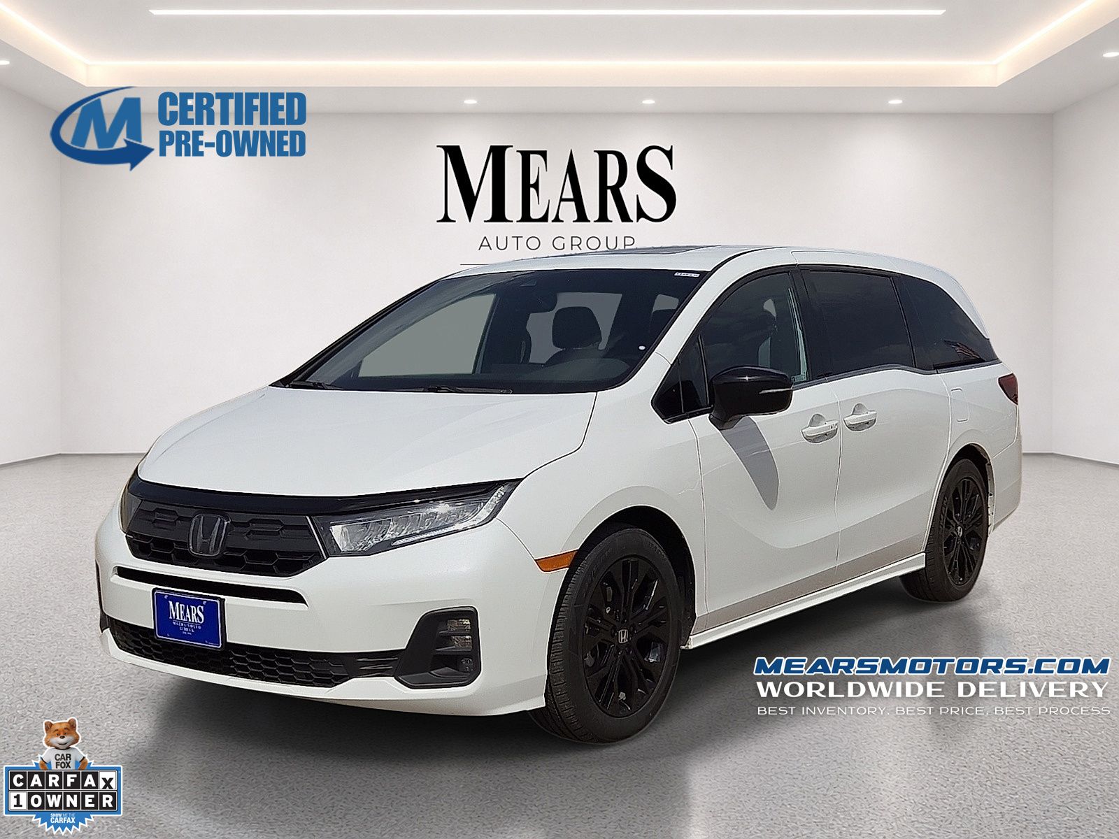2025 Honda Odyssey Blanco (Platinum White Pearl) Minivan Tracción delantera Automática