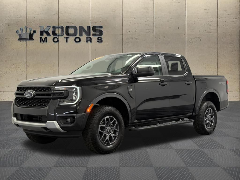 Shadow Black 2024 Ford Ranger Pickup Truck Four-Wheel Drive Automatic